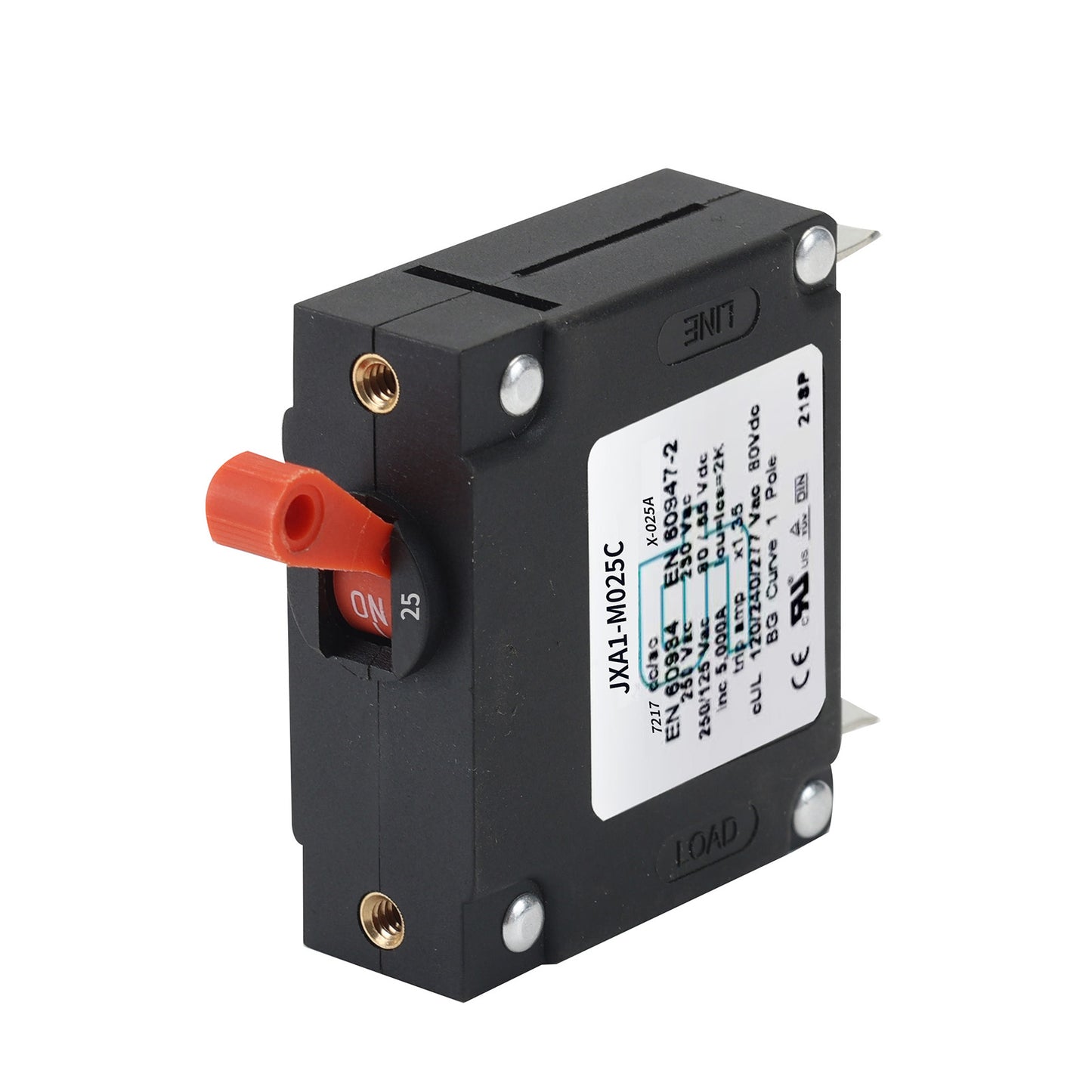 GLOSO J Type Hydraulic Magnetic Single Pole Circuit Breaker AC/DC Manual Reset Toggle Switch J1P