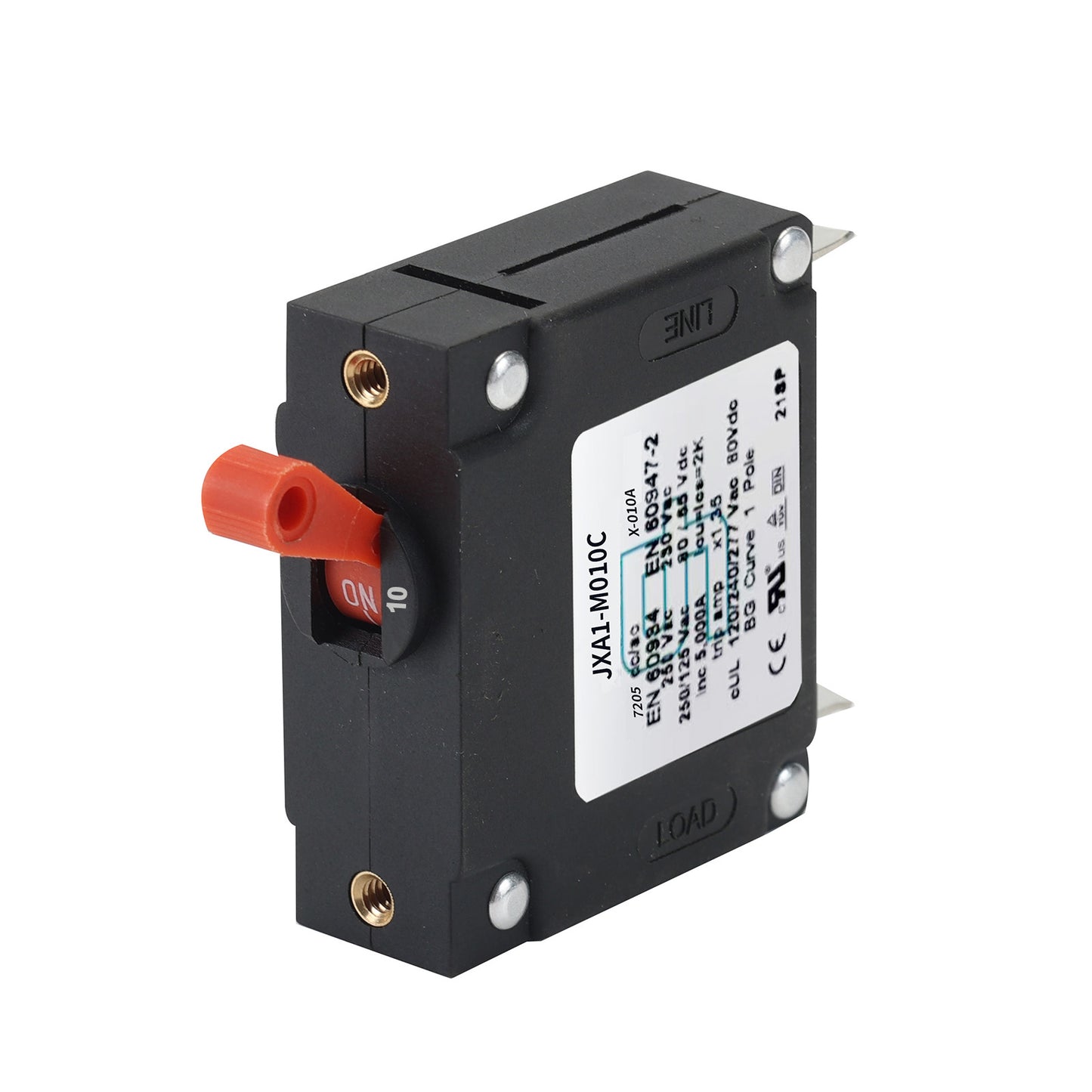 GLOSO J Type Hydraulic Magnetic Single Pole Circuit Breaker AC/DC Manual Reset Toggle Switch J1P