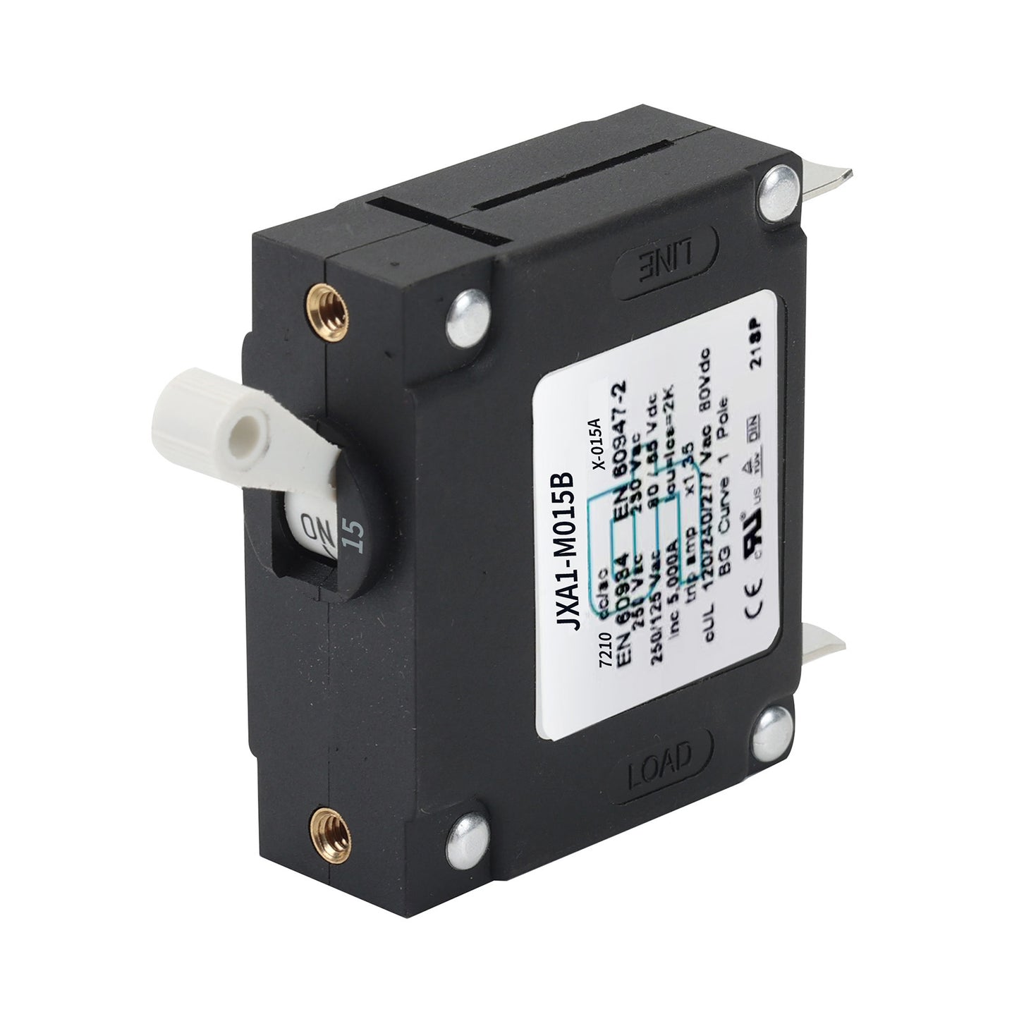 GLOSO J Type Hydraulic Magnetic Single Pole Circuit Breaker AC/DC Manual Reset Toggle Switch J1P