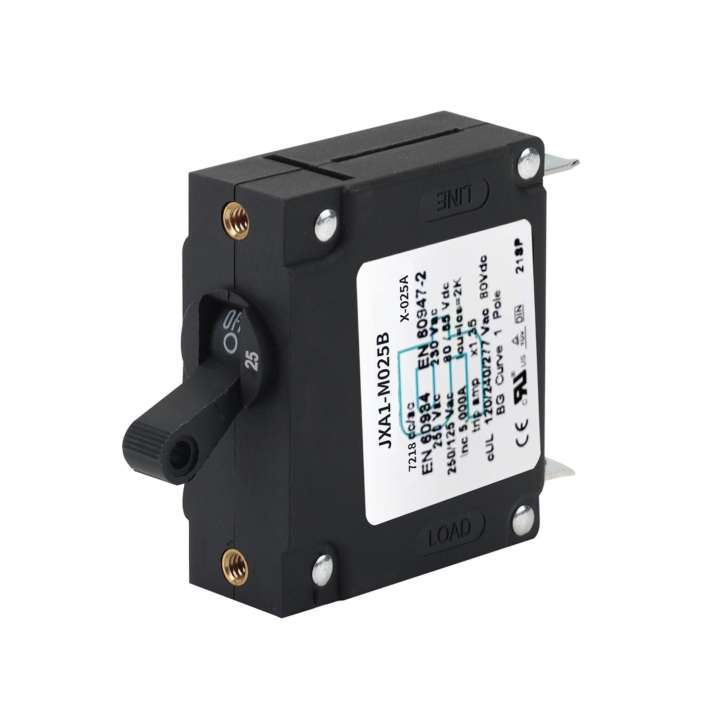 GLOSO J Type Hydraulic Magnetic Single Pole Circuit Breaker AC/DC Manual Reset Toggle Switch J1P