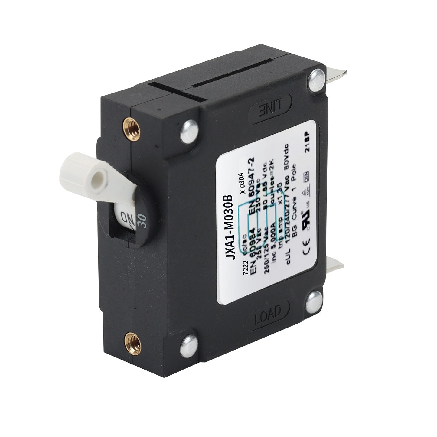 GLOSO J Type Hydraulic Magnetic Single Pole Circuit Breaker AC/DC Manual Reset Toggle Switch J1P