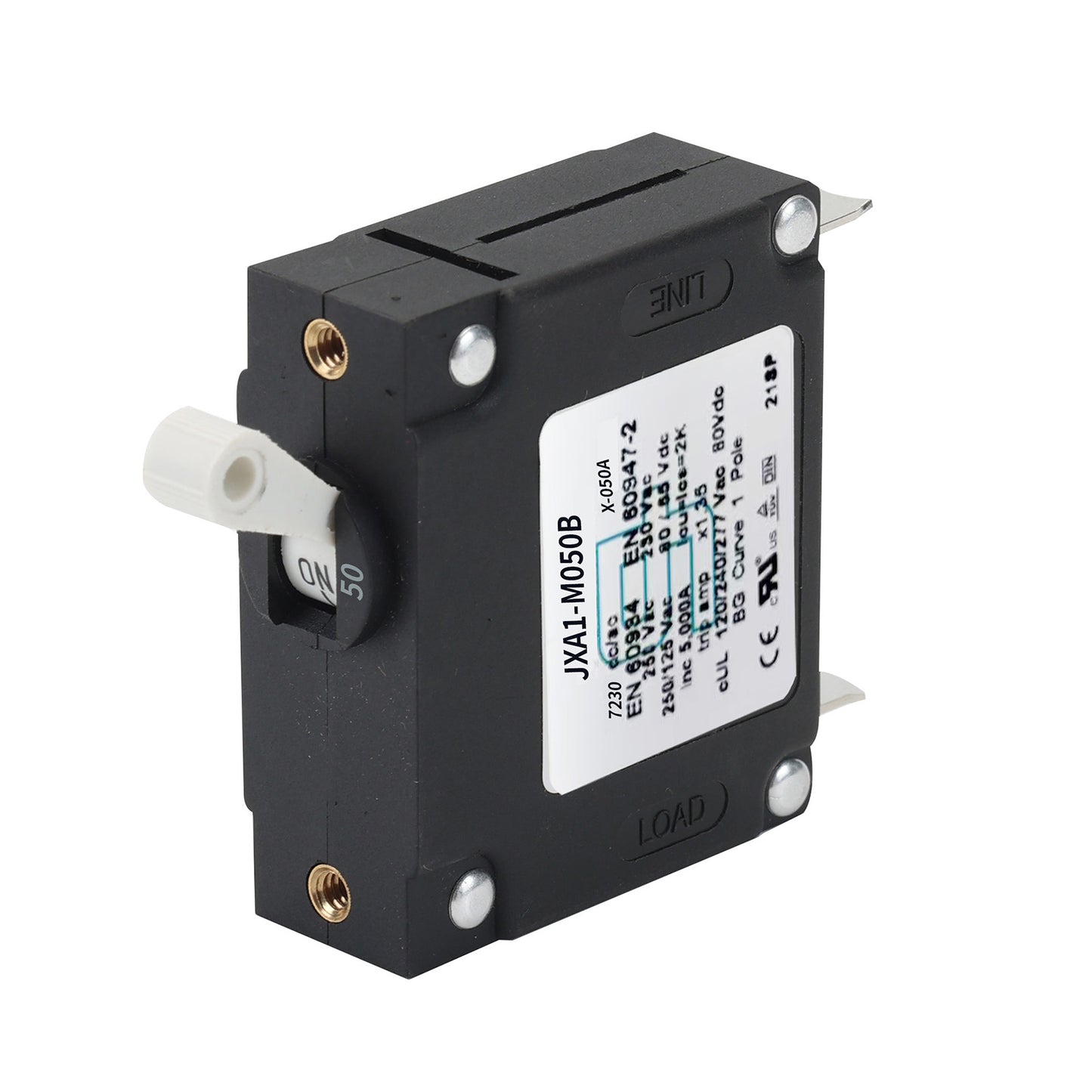 GLOSO J Type Hydraulic Magnetic Single Pole Circuit Breaker AC/DC Manual Reset Toggle Switch J1P