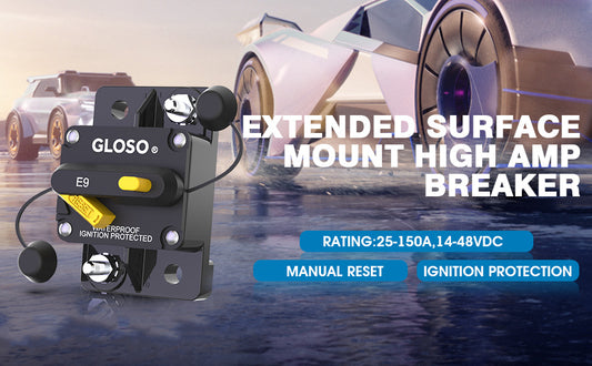 GLOSO E99 T3 Waterproof IP67 Surface Mount Circuit Breaker (25A-150A)