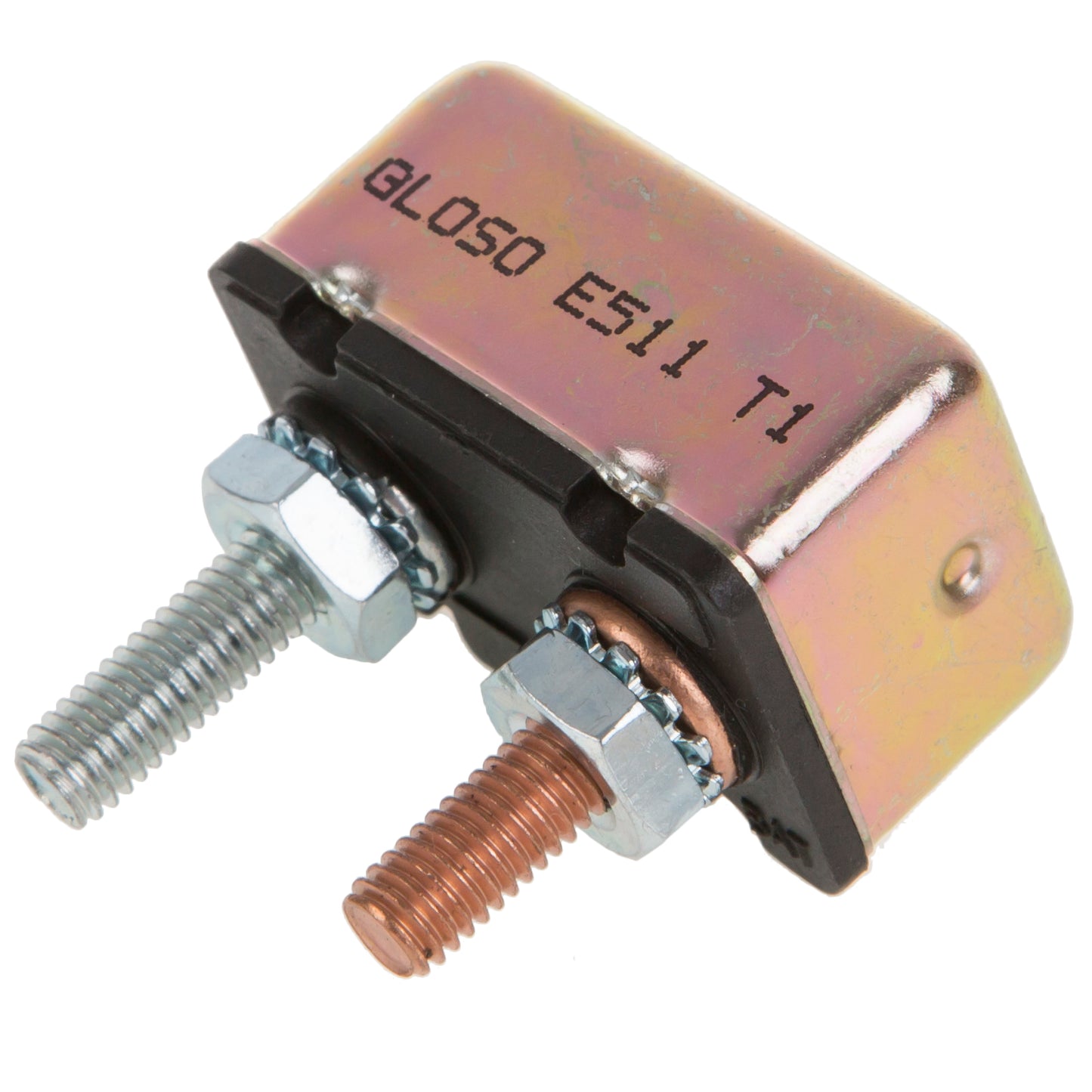 GLOSO E511 Auto (T1) Reset Stud Type Circuit Breakers, No Bracket (5A-50A)