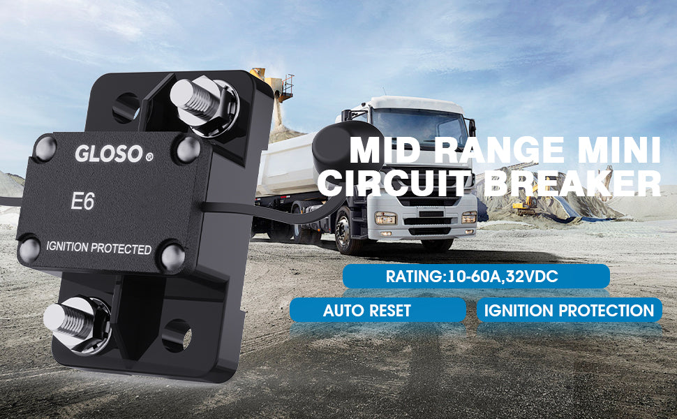 GLOSO E67 Mid Range Mini T1 Circuit Breaker, Compact Medium IP66