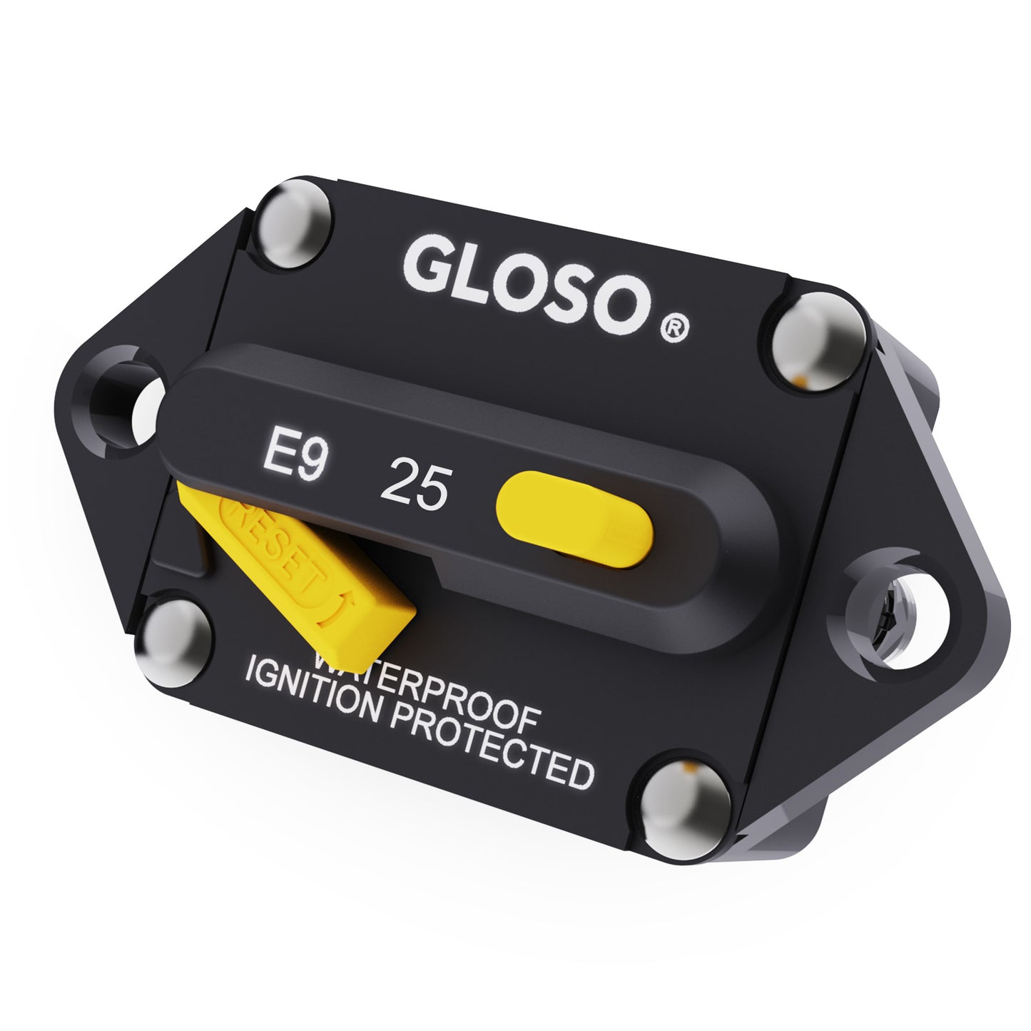 GLOSO E9F Circuit Breaker 90° Panel Mount