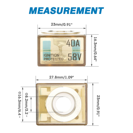 GLOSO IPBF Ignition Protected Battery Fuse (30A-300A)