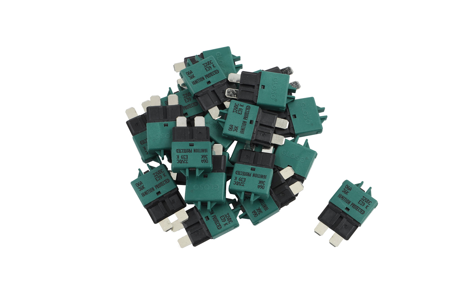 GLOSO E39 Manual (T3) Reset Low Profile ATC/ATO Circuit Breaker (3A-30A)