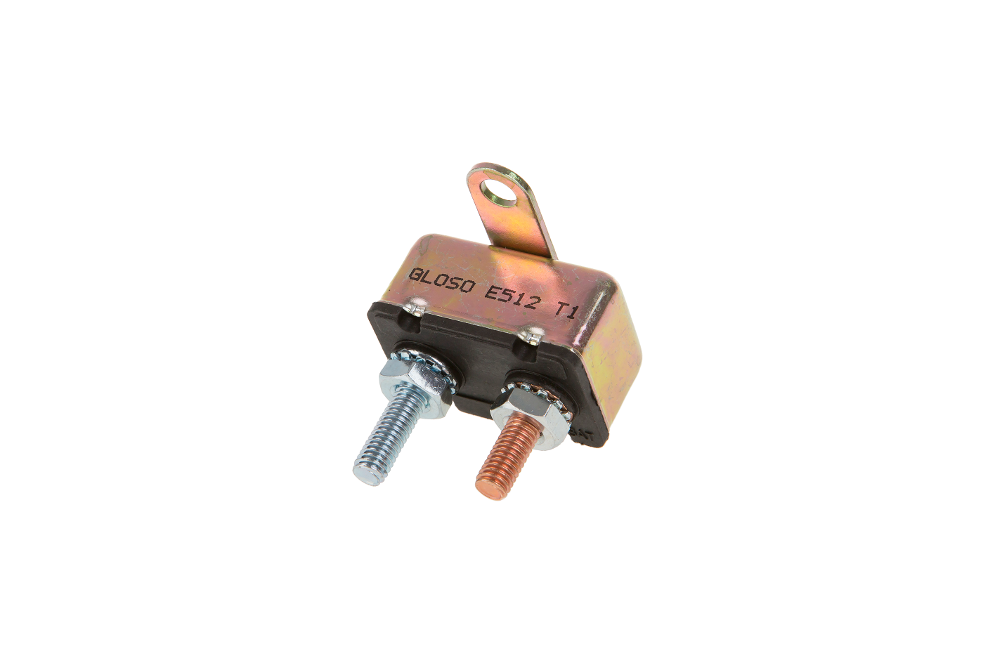 GLOSO E512 Stud Type Auto (T1) Reset Circuit Breakers Crosswise Bracket 5 Pack (5A-50A)