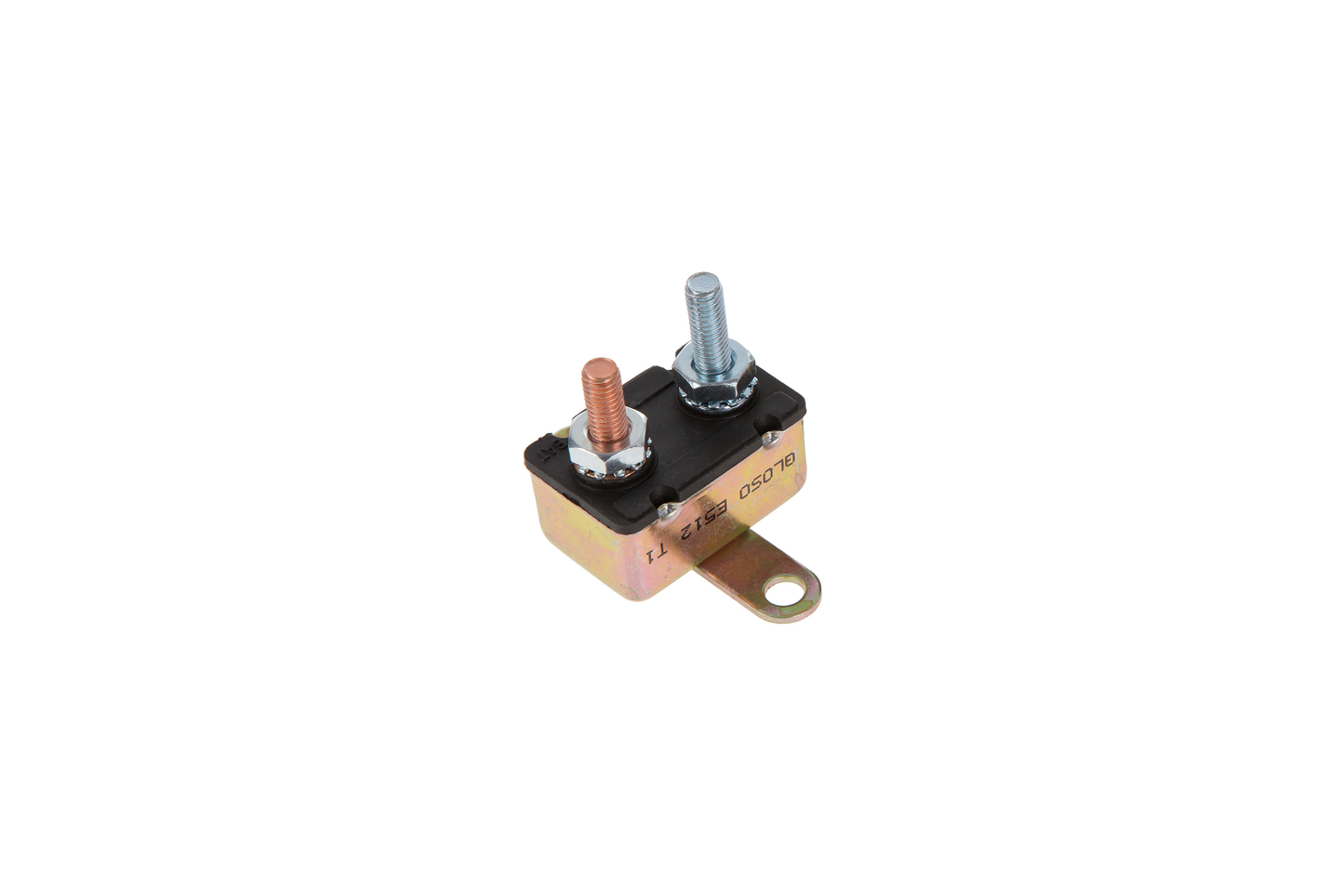 GLOSO E512 Stud Type Auto (T1) Reset Circuit Breakers Crosswise Bracket 1 Pack (5A-50A)