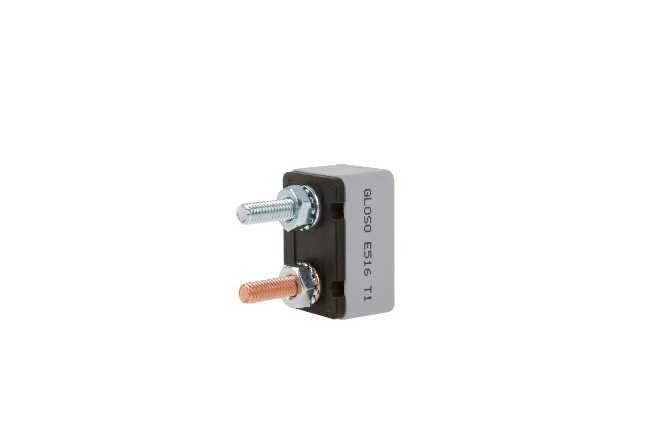 GLOSO E516 Stud Type Auto Reset (T1) Circuit Breaker, No Bracket (5A-50A)