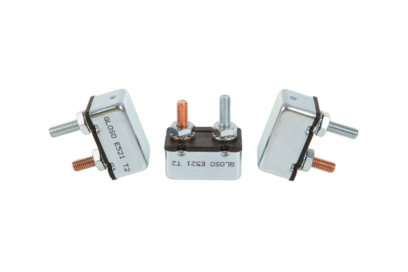 GLOSO E521 (T2) Modified Reset No Bracket Stud Circuit Breaker 1 Pack (5A-50A)