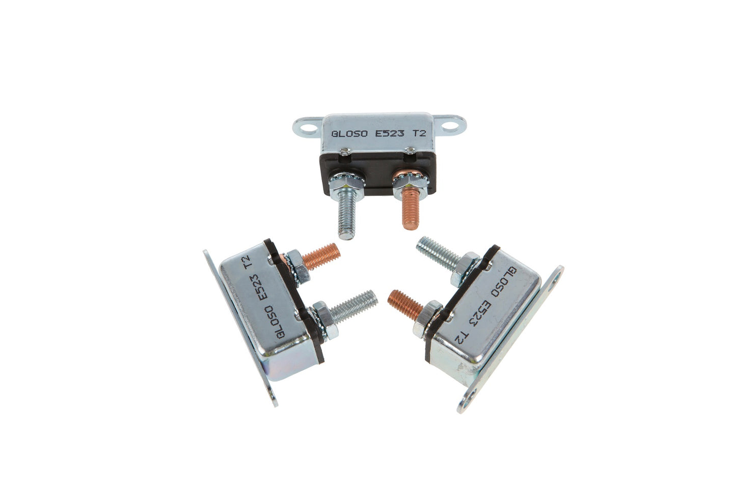 GLOSO E523 Stud Type Lengthwise Bracket Circuit Breaker Modified Reset (T2) (5A-50A)