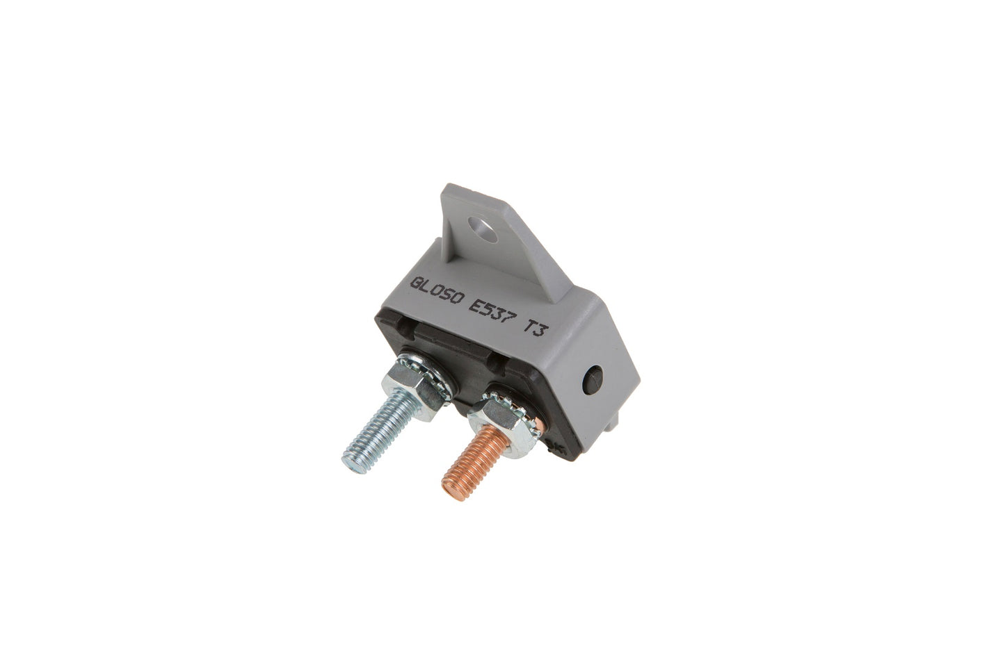 GLOSO E537 Stud Type Circuit Breakers, Crosswise Bracket, Manual Reset (T3) with Cap 1 Pack (5A-50A)