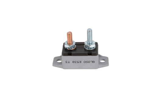 GLOSO E538 Stud Type Circuit Breakers, Lengthwise Bracket, Manual Reset (T3) (5A-50A)
