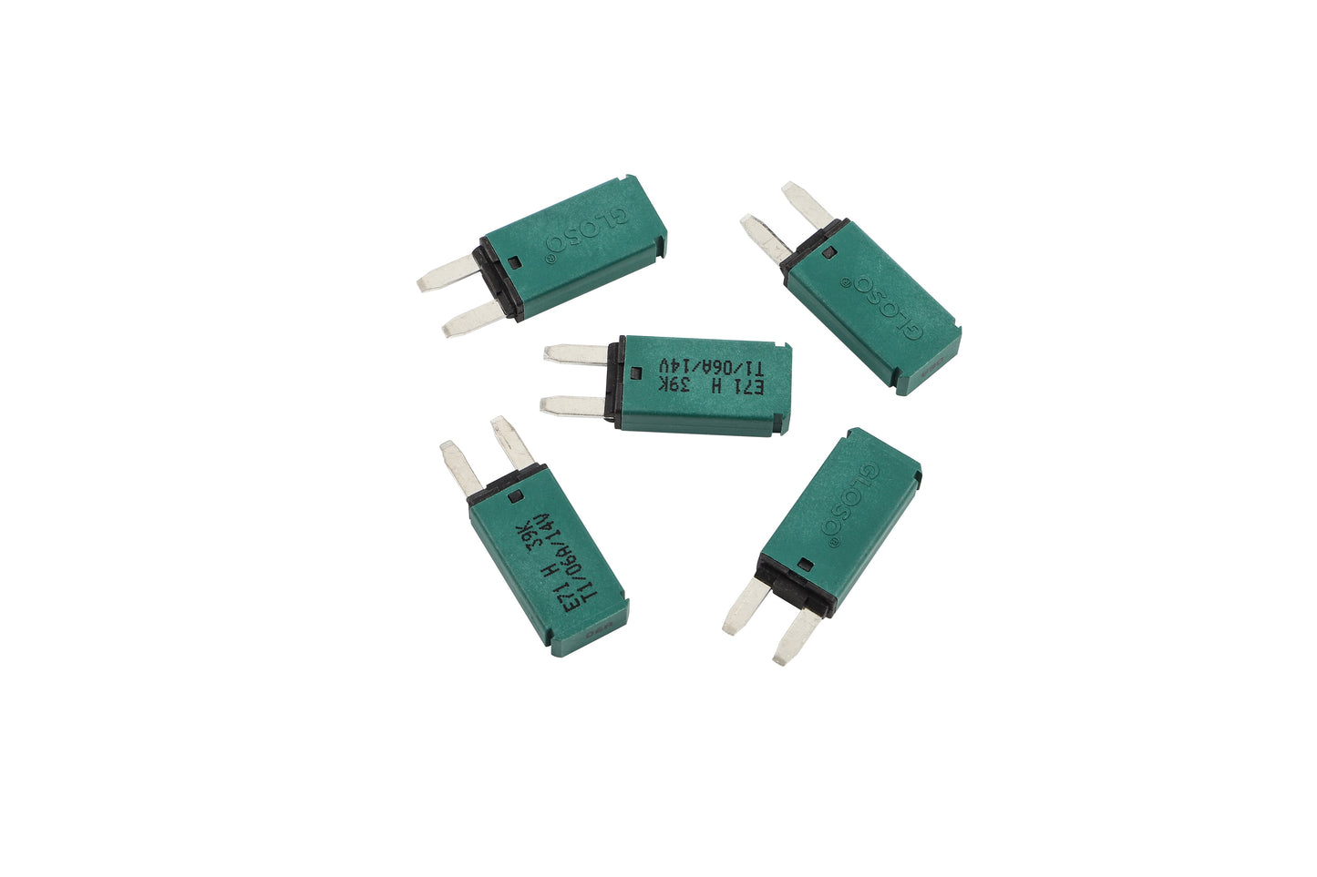 GLOSO E71 Auto (T1) Reset Mini ATM Circuit Breakers (5A-30A , 5 Pack)