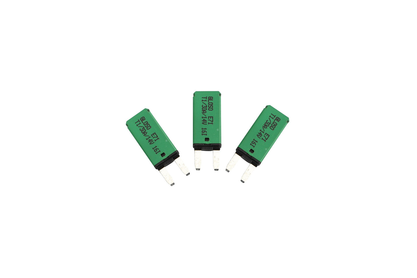 GLOSO E71 Mini ATM Circuit Breakers Auto Reset (T1) - 3 Pack (5A-30A)