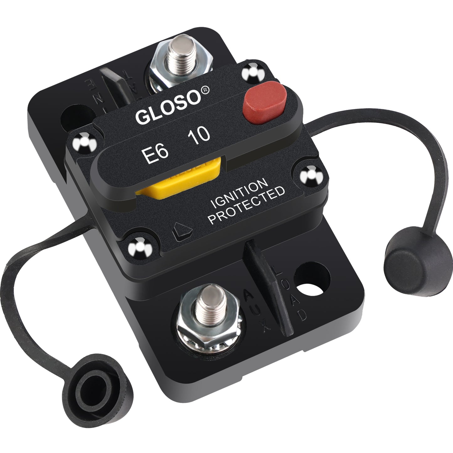 GLOSO E69 Manual (T3) Reset Mid Range Mini Surface Mount Circuit Breakers (10A-60A)