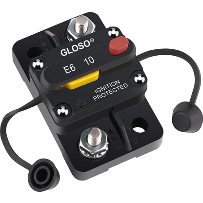 GLOSO E69 Manual (T3) Reset Mid Range Mini Surface Mount Circuit Breakers (10A-60A)