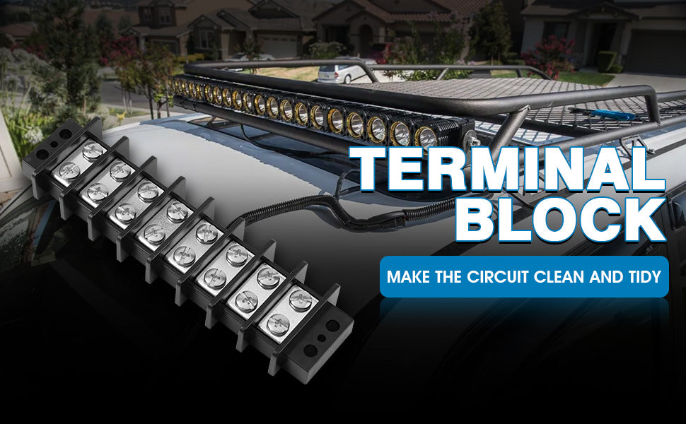 GLOSO Marine Grade Double Row Stainless Terminal Block