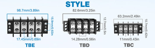 GLOSO Marine Grade Double Row Stainless Terminal Block