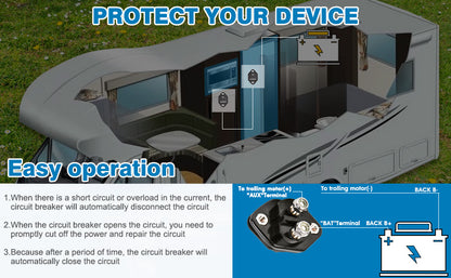 GLOSO E64 Mid Range Mini T1 Circuit Breaker, Compact Medium IP66