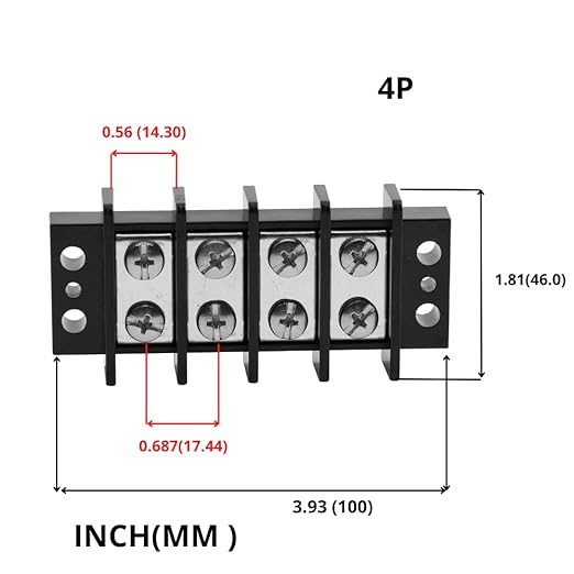 GLOSO TBD Stainless Terminal Blocks, Marine Grade- Atlantic Manufacturing & Design, Inc. only
