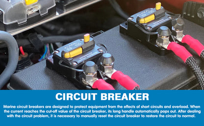 GLOSO E9C T3 IP67 Side by Side Stud Circuit Breaker