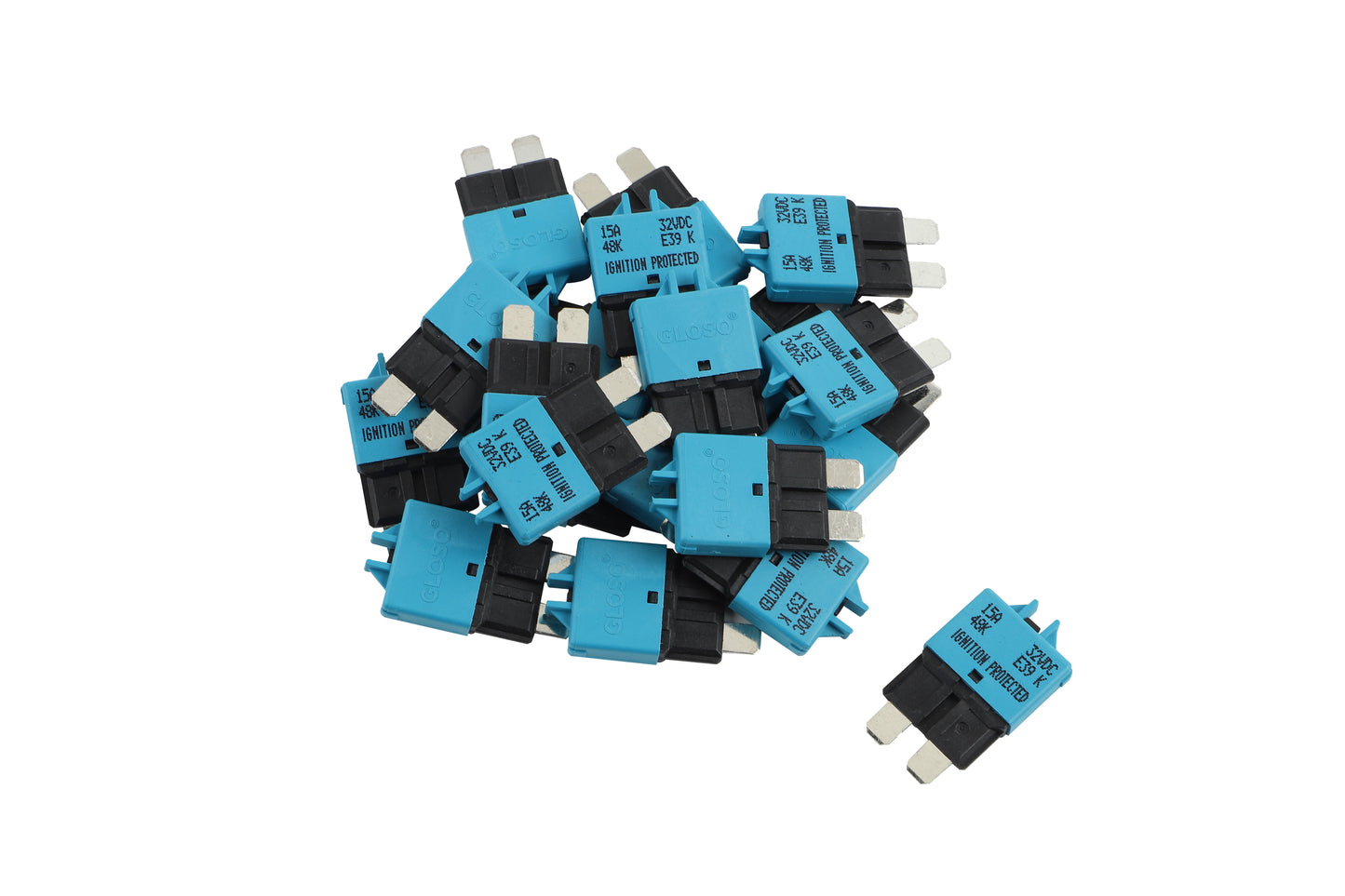 GLOSO E39 Manual (T3) Reset Low Profile ATC/ATO Circuit Breaker (3A-30A)