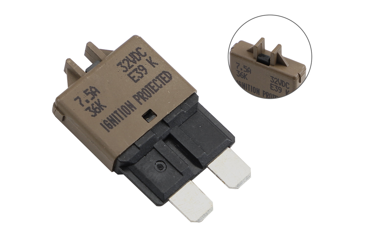 GLOSO E39 Manual (T3) Reset Low Profile ATC/ATO Circuit Breaker (3A-30A)