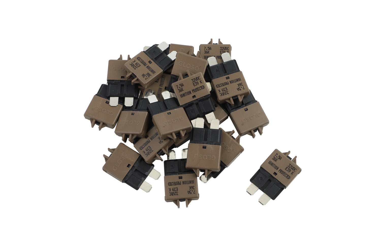 GLOSO E39 Manual (T3) Reset Low Profile ATC/ATO Circuit Breaker (3A-30A)