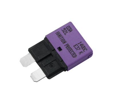 GLOSO E37 Auto (T1) Reset Low Profile ATC/ATO Circuit Breakers Fuse 1 Pack (3A-30A)