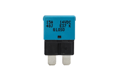 GLOSO E37 Auto (T1) Reset Low Profile ATC/ATO Circuit Breakers Fuse 1 Pack (3A-30A)
