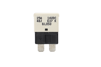 GLOSO E37 Auto (T1) Reset Low Profile ATC/ATO Circuit Breakers Fuse 1 Pack (3A-30A)