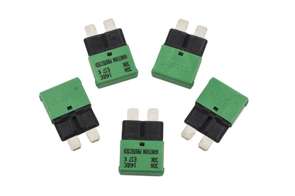 GLOSO E37 Auto (T1) Reset Low Profile ATC/ATO Circuit Breakers Fuse 5 Pack (3A-30A)