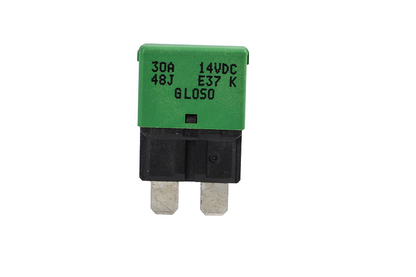 GLOSO E37 Auto (T1) Reset Low Profile ATC/ATO Circuit Breakers Fuse 1 Pack (3A-30A)