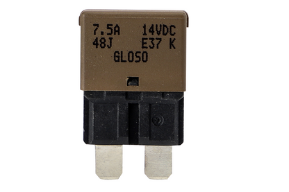 GLOSO E37 Auto (T1) Reset Low Profile ATC/ATO Circuit Breakers Fuse 1 Pack (3A-30A)