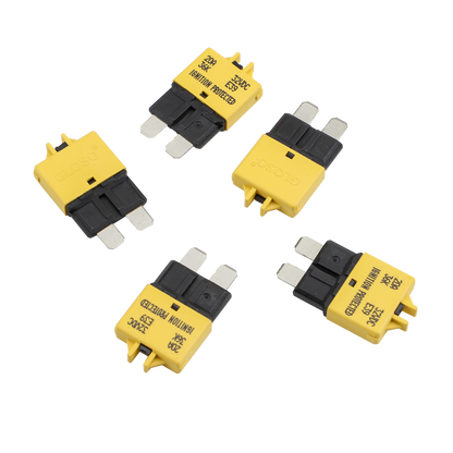 GLOSO E39 Manual (T3) Reset Low Profile ATC/ATO Circuit Breakers Fuse 5 Pack (3A-30A)
