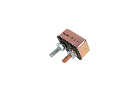 GLOSO E511 Auto (T1) Reset Stud Type Circuit Breakers, No Bracket 1 Pack (5A-50A)