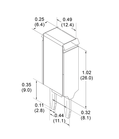 GLOSO E71 Auto Reset (T1) Mini ATM Circuit Breakers Fuse (5A-30A)