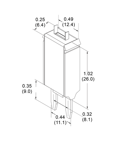 GLOSO E73 Mini ATM Circuit Breakers Manual Reset (T3) (5A-30A)