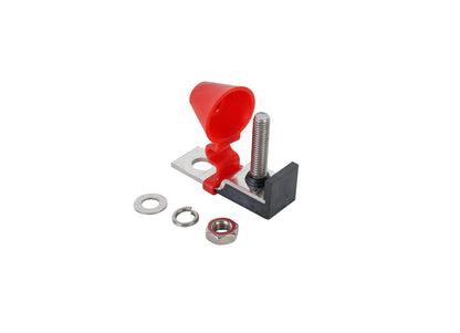 GLOSO Terminal Fuse Block TFB1CS, Single Stud (1/4"-20),Mounting Hole (3/8")