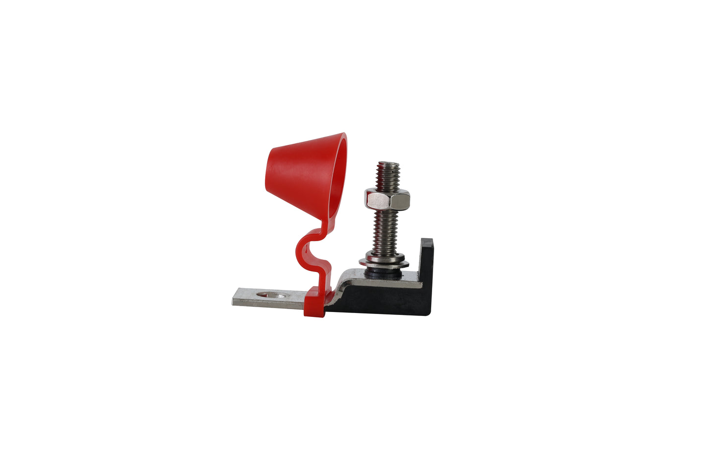 GLOSO Terminal Fuse Block TFB1CS, Single Stud (1/4"-20),Mounting Hole (3/8")