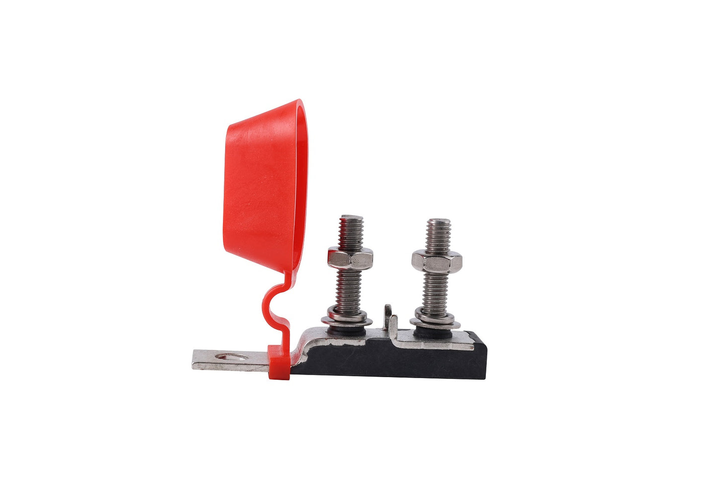 GLOSO Terminal Fuse Block TFB2CS, Double Studs (M8), Mounting Hole (1/2")